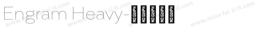 Engram Heavy字体转换
